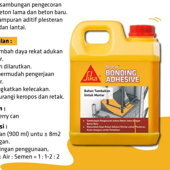 Sikacim Bonding Adhesive Bonding Agent Lem Beton 900ml