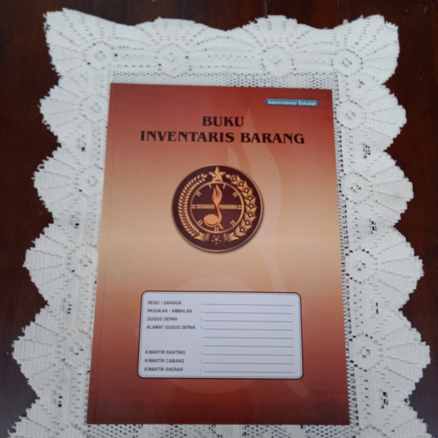 

Buku inventaris barang(buku administrasi kepramukaan)