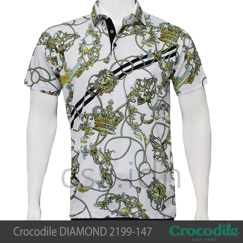 Kaos Kerah Kemeja Pria Crocodile Diamond 2199-147