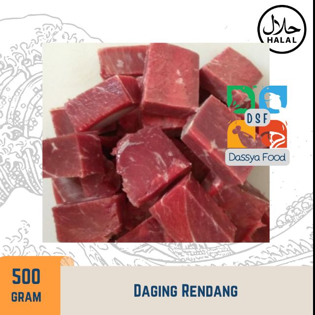 

Daging RENDANG Potong Rendah Lemak Import 500gr