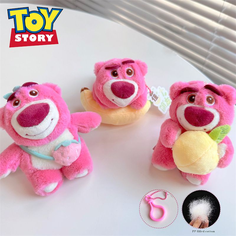 Adorable 3.9in Toy Story Manyo Plush Bear Boneka Gantungan Kunci Hadiah Anak Xmas