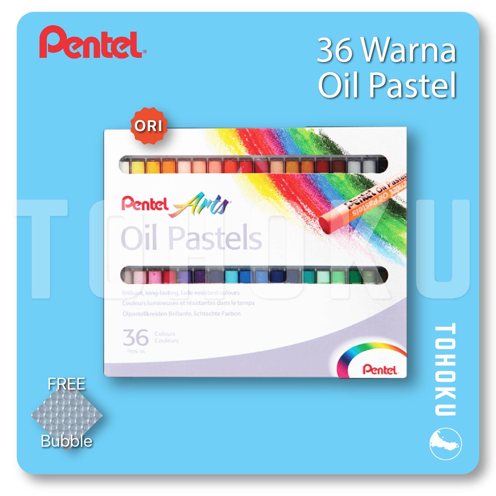 Crayon Pentel Oil Pastel Premium 36 Warna