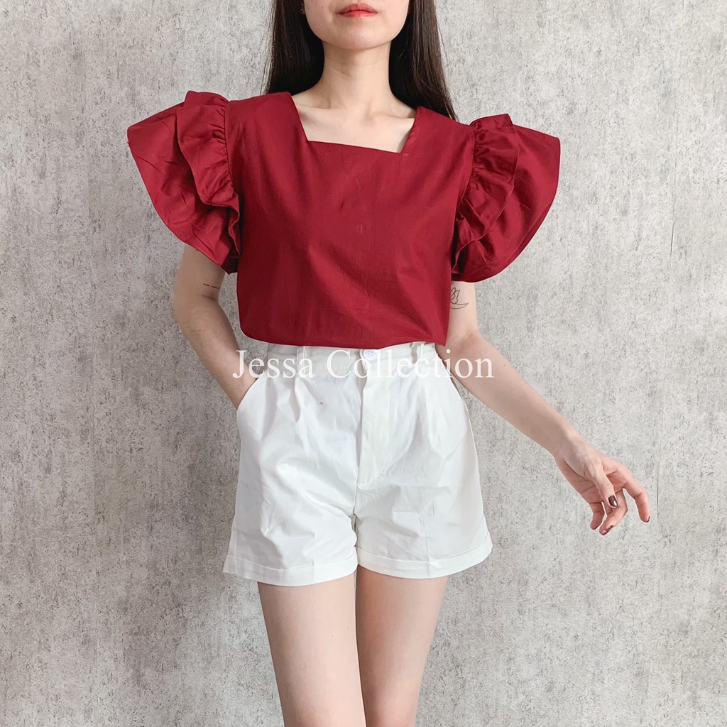 Premium Niore Ruffle Top TH 260 COTTON