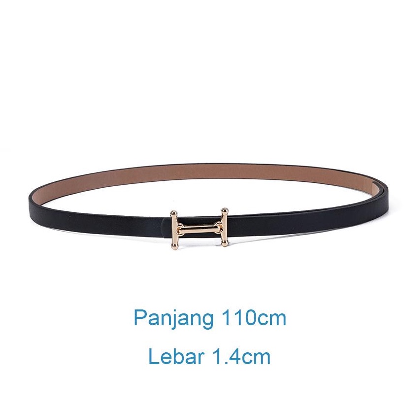 UP [SMARTGIRL] Ikat  Pinggang Wanita Cantol Fashion Kulit PU Gasper Wanita Belt / Ikat pinggang wanita IMPORT  00218-00225