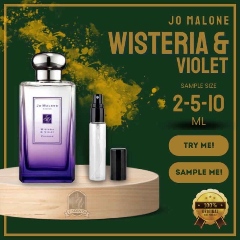 Decant Jo Malone Wisteria Violet EDC Parfum Original Share in Bottle