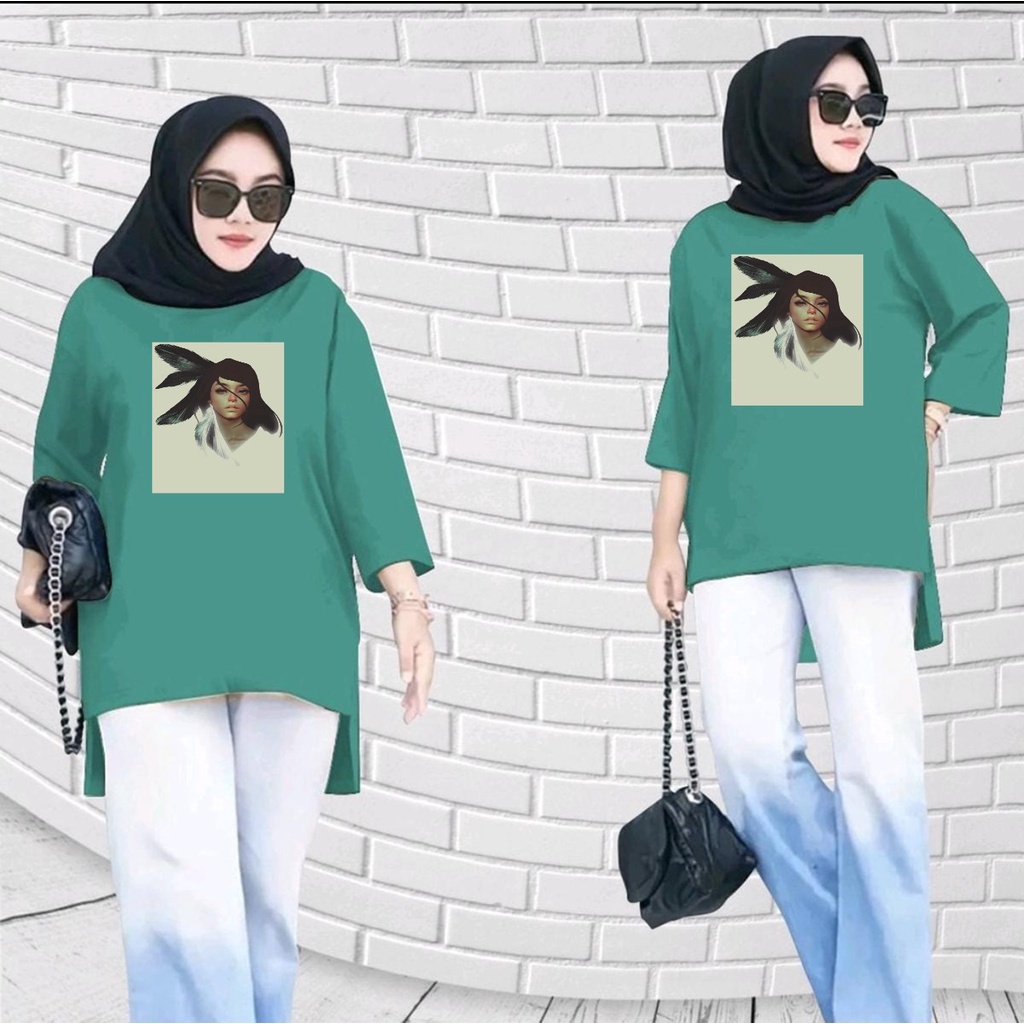 GSC - Long Tunik Wanita Ephipany x tomorrow / Tunik ANIME 016 / Tunik wanita dewasa / Tunik Motif viral new