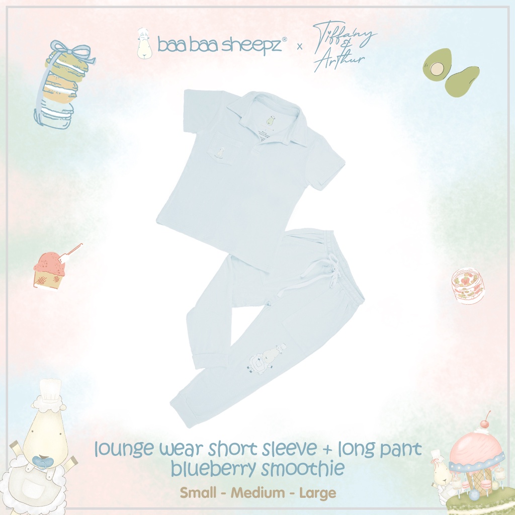 Baabaasheepz Kids Short Sleeve Shirt &amp; Long Pant