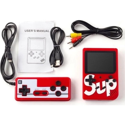 Gameboy Retro SUP 400 in 1 Games Console Mini Portable Fc Classic 1 PLAYER / 2 PLAYER