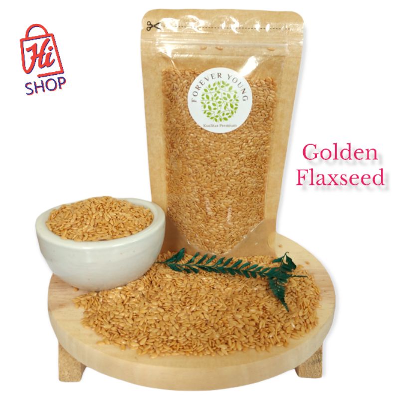 

Superfood - Natural Golden Flaxseed Biji Rami Organik Kualitas Premium