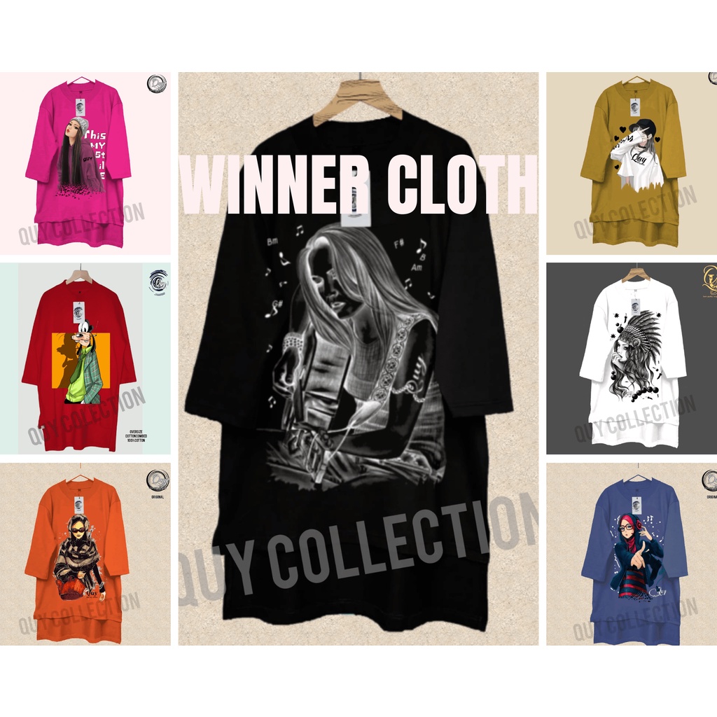 Kaos Oversize/Top Oversize by QUY Collection