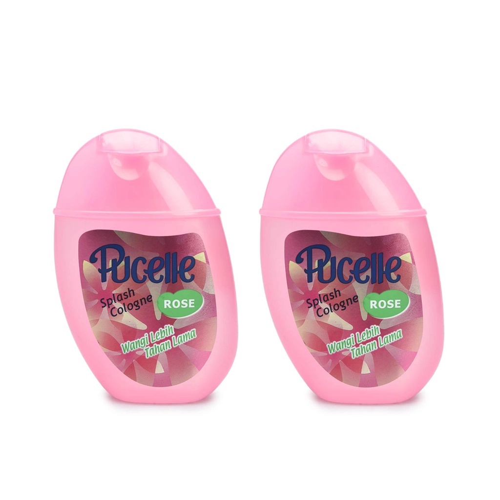 Ningrum - Pucelle Splash Cologne 175 ml | Parfume Wewangian Pucelle Musk Rose Marine Oriental | Parfum Awet Tahan Lama 100% Original BPOM - 9510