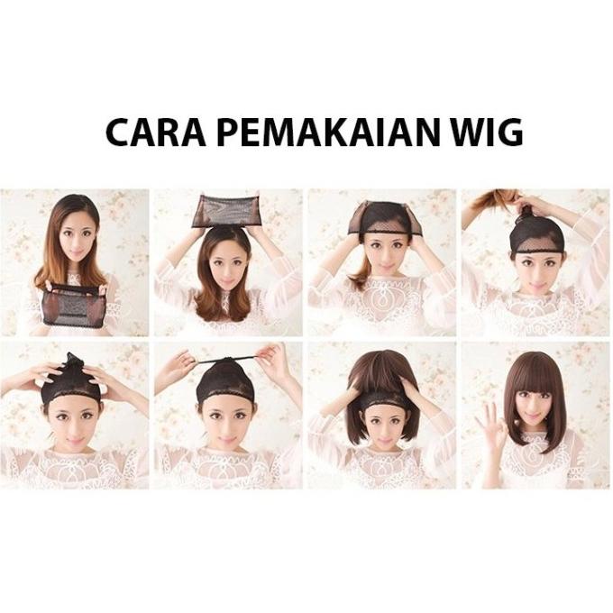 Image of READY STOCK WIG GONDRONG - D&D300707 - BLACK - WIG PRIA !!!!! #3
