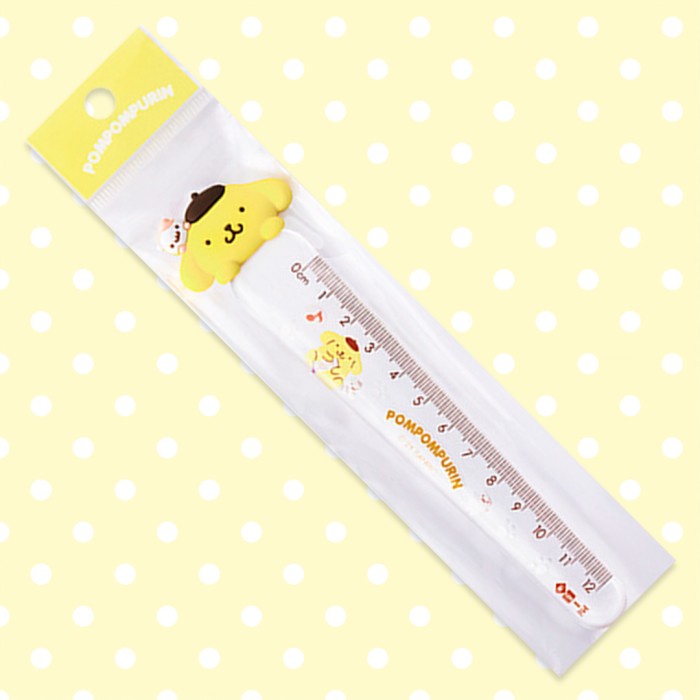 

TOKKADO Sanrio Ruler Penggaris Anak Sekolah Karakter Lucu 12cm - Pompompurin RATU.SHOP25