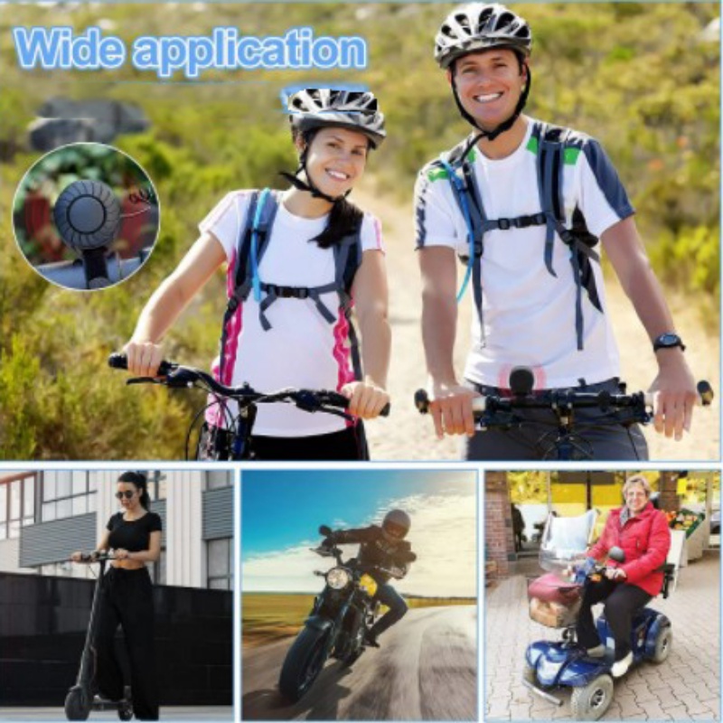 Bel Sepeda Elektrik USB Rechargeable 5 Mode Suara 30 / 60 / 120dB
