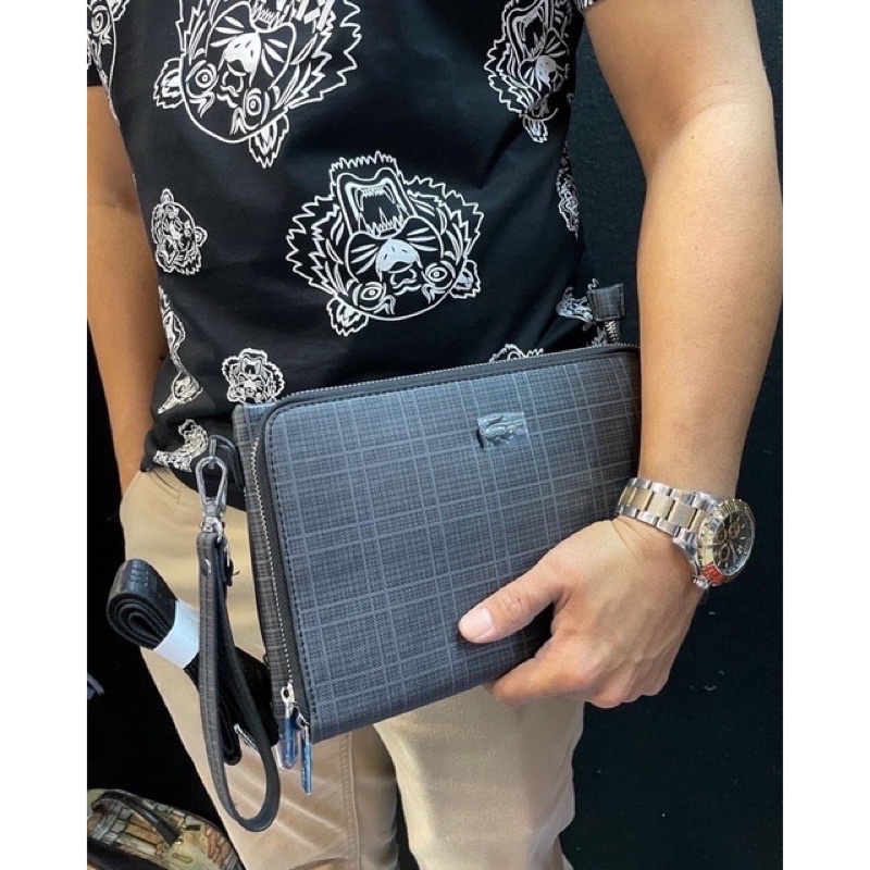 Selempang Handbag Lcoste Tas Handbag Original 3 Ruang Pria/Wanita Original Quality