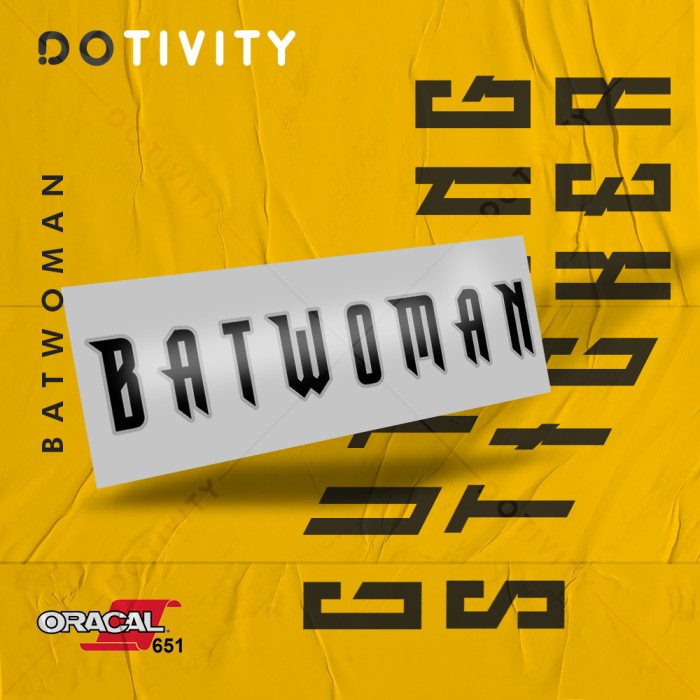 

Cutting Sticker BATWOMAN