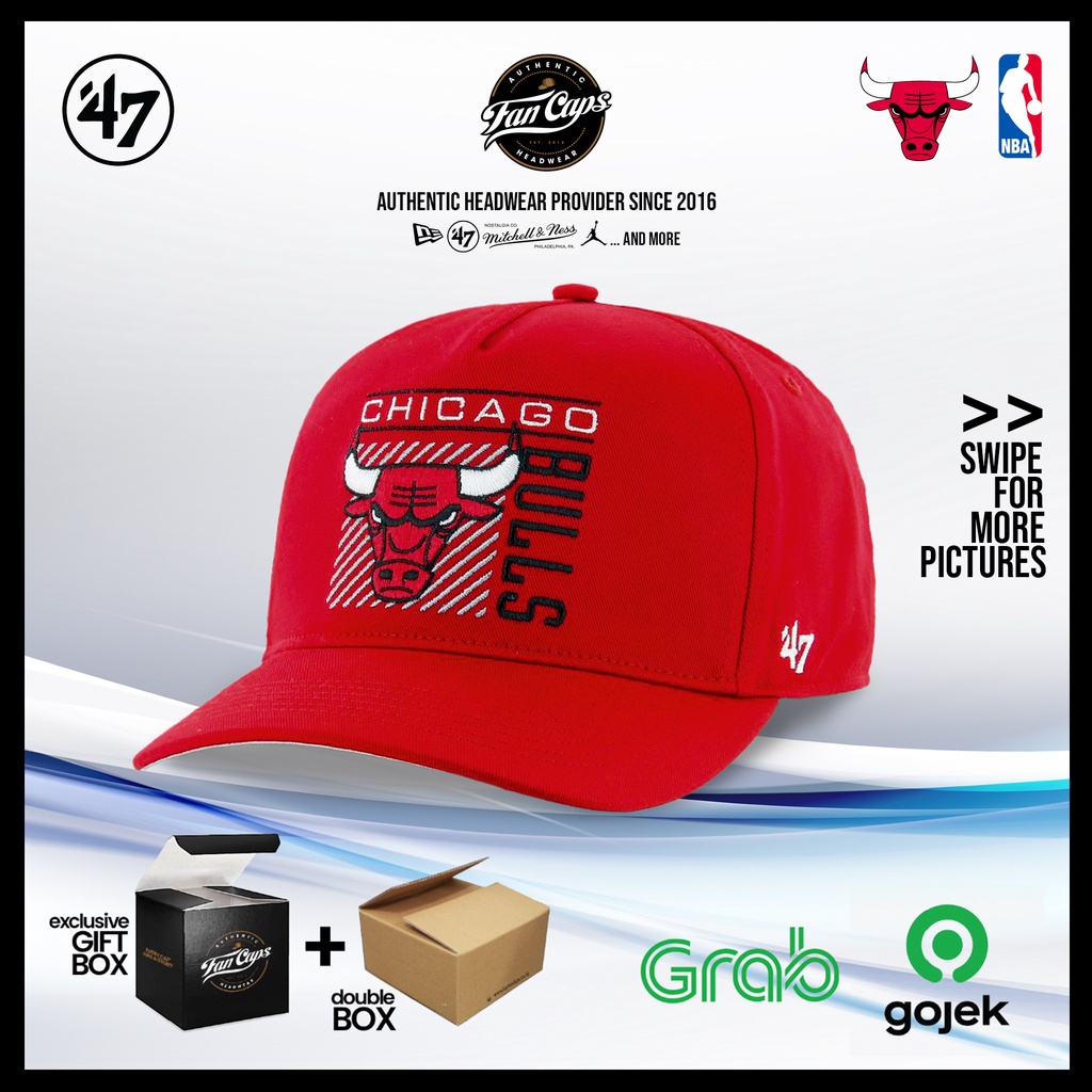 [ORIGINAL] Chicago Bulls Reflex Hitch Adjustable Cap | Topi 47