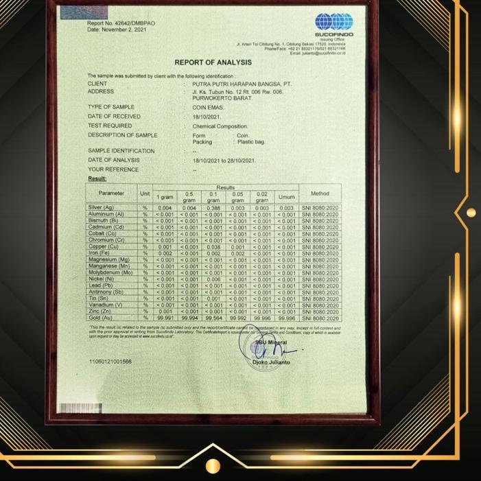 ダ EMAS MINI MICROGRAM 0.02gram LOGAM MULIA 24KARAT DIJAMIN ASLI ORIGINAL TERSOUVENIR GIFT HADIAH KAD