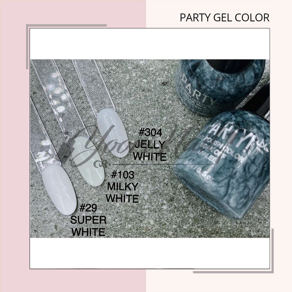 PARTY kutek gel halal black series white series color jelly series halal uv led nail polish 15ml gel party halal