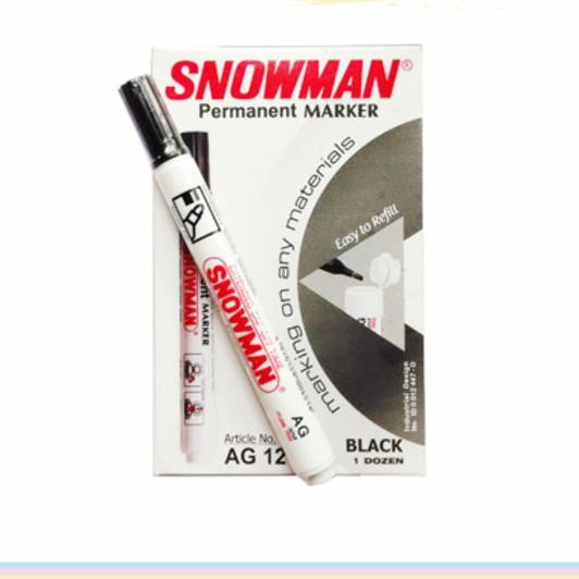

Spidol SNOWMAN Permanent Marker AG-12
