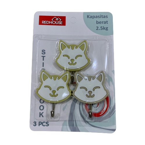 [BISA COD] PROMO Gantungan Tempel Karakter Isi 3 Pcs Stainless Tebal Kuat Multifungsi Kapstok Tempel Hanger Tempel Gantungan Baju Gantungan Handuk Hook Pengait Murah Terjangkau