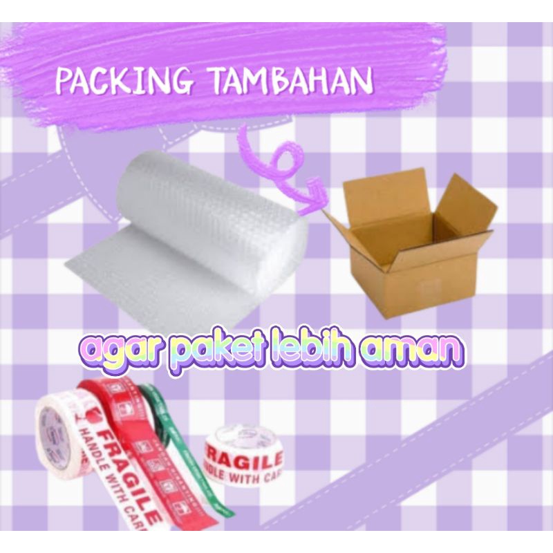 

bubble wrap extra packing tambahan