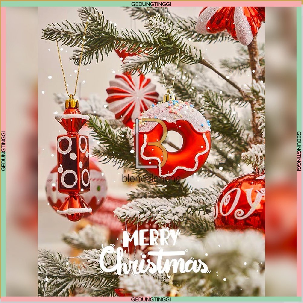 Hiasan Gantung Gantungan Dekorasi Dekor Aksesoris Asesoris Asesories Acessories Bola Slinger Boneka Lonceng Tanduk Rusa Raindeer Snowmen Snowman Topi Santa Claus Sinterklas Ornament Parcel Parsel Hampers Pohon Natal Merry Christmas Noelle Xmas Ornaments