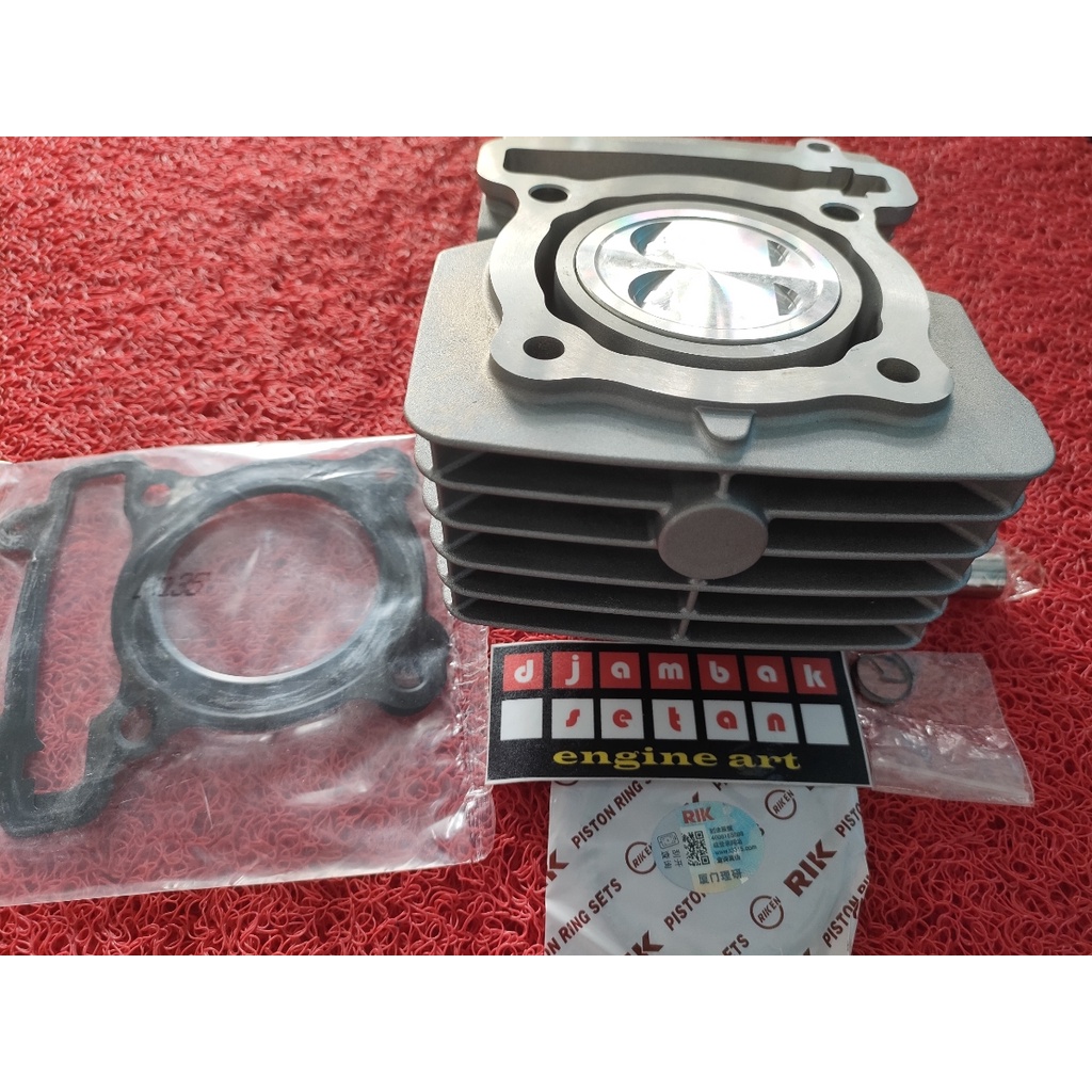 Paket Blok bore up vixion MX R15 MX King Xabre BRT 62 mm Piston Casting 177cc