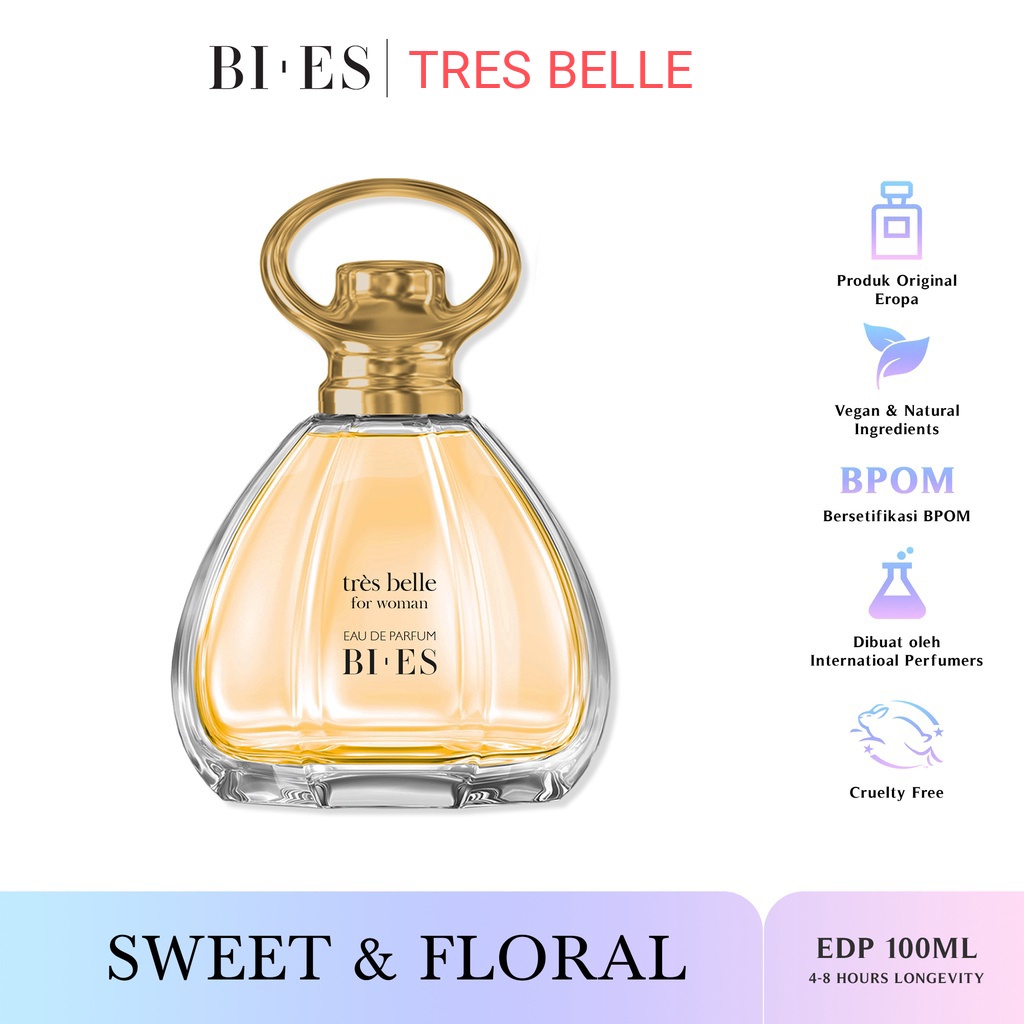 Bies Tres Belle Parfum For Woman EDP 100 ML