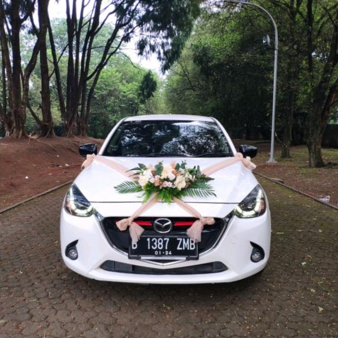 Bunga mobil pengantin pernikahan hiasan mobil premium mewah
