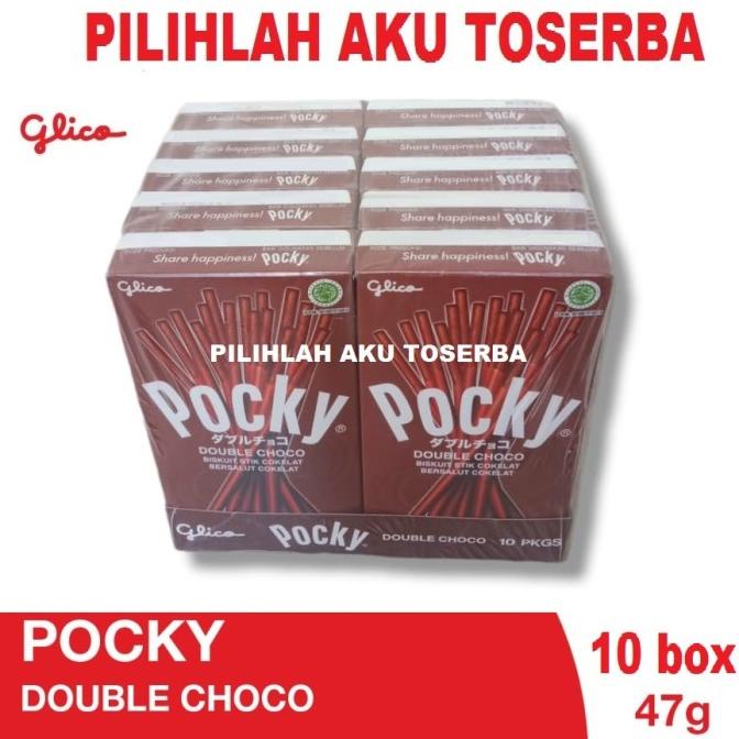 

Glico Pocky REGULAR PACK DOUBLE CHOCO - (HARGA PER 10 BOX)