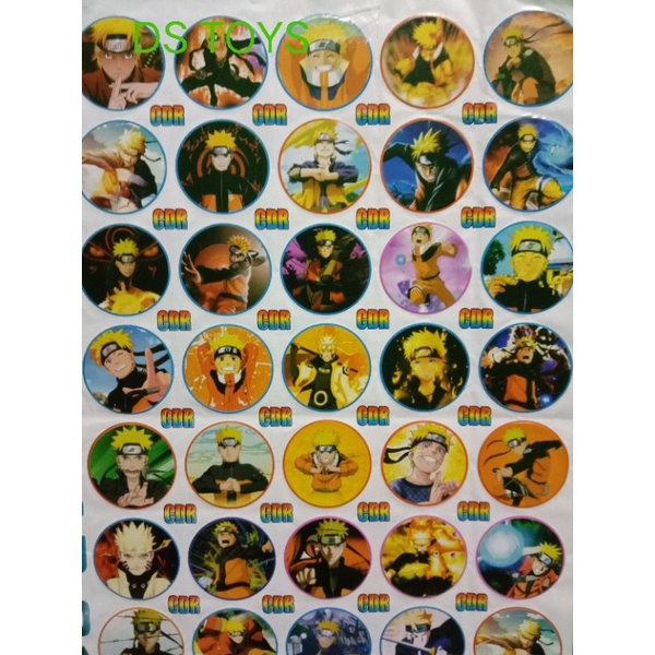 1pck mainan tazos besi isi 40 keping