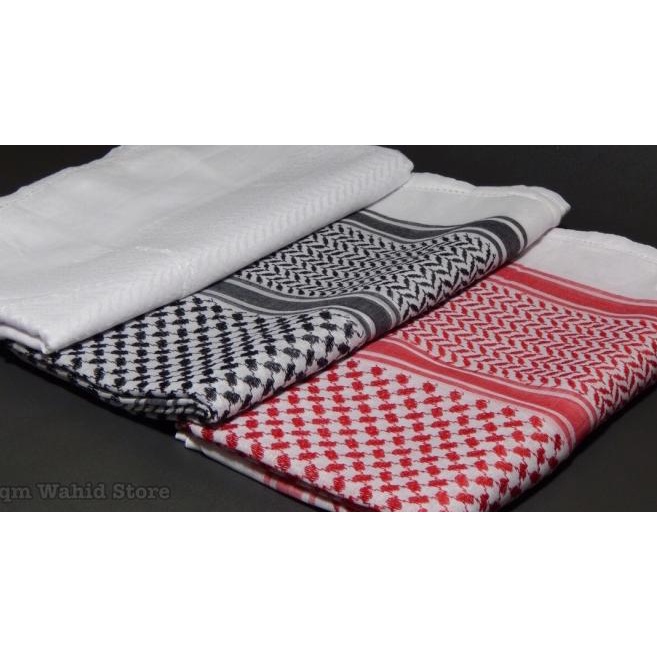 Busana Muslim Syimah, Sorban Impor Asli Arab Saudi - Putih