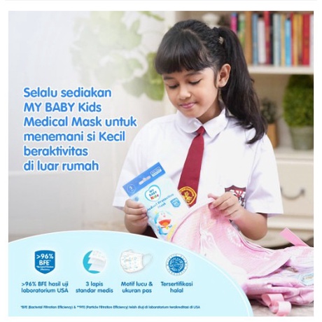 MY BABY Kids Medical Protective Mask 5 pcs