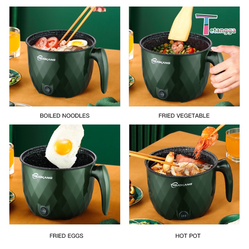 PANCI LISTRIK ELEKTRIK/MULTIFUNGSI KUKUSAN STREAMER / STAINLESS LAPIS KERAMIK POT/1.8L