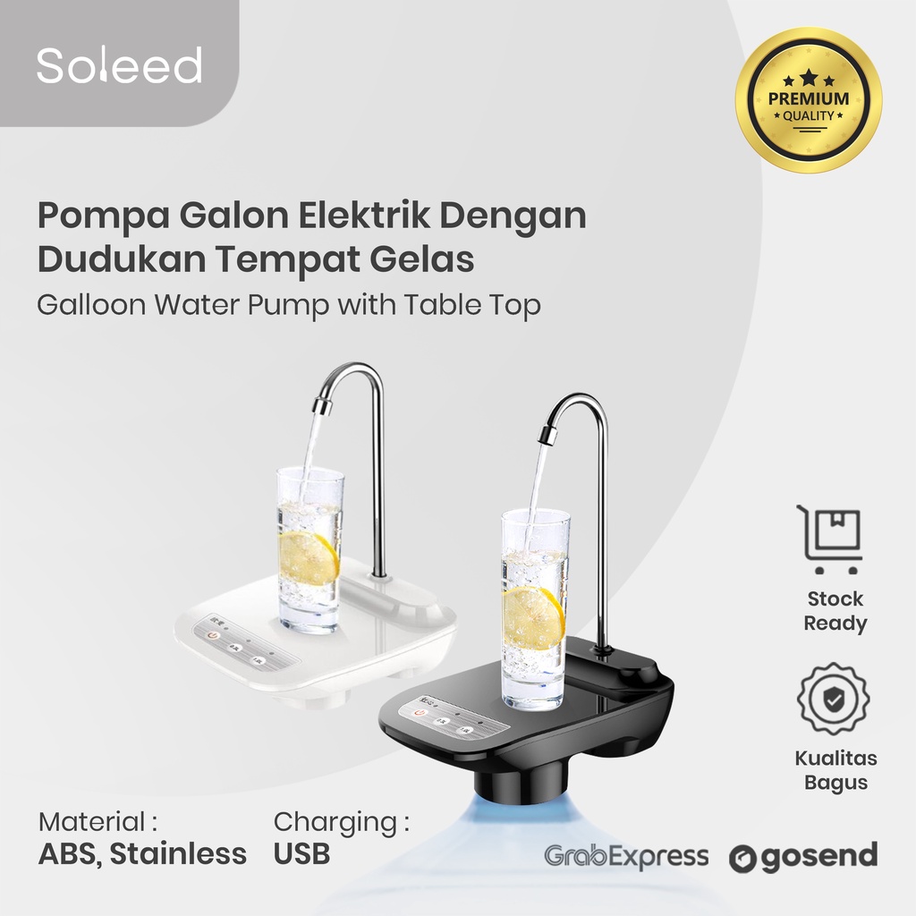 POMPA GALON ELEKTRIK RECHARGEABLE YH-001| ELECTRIC WATER DISPENSER