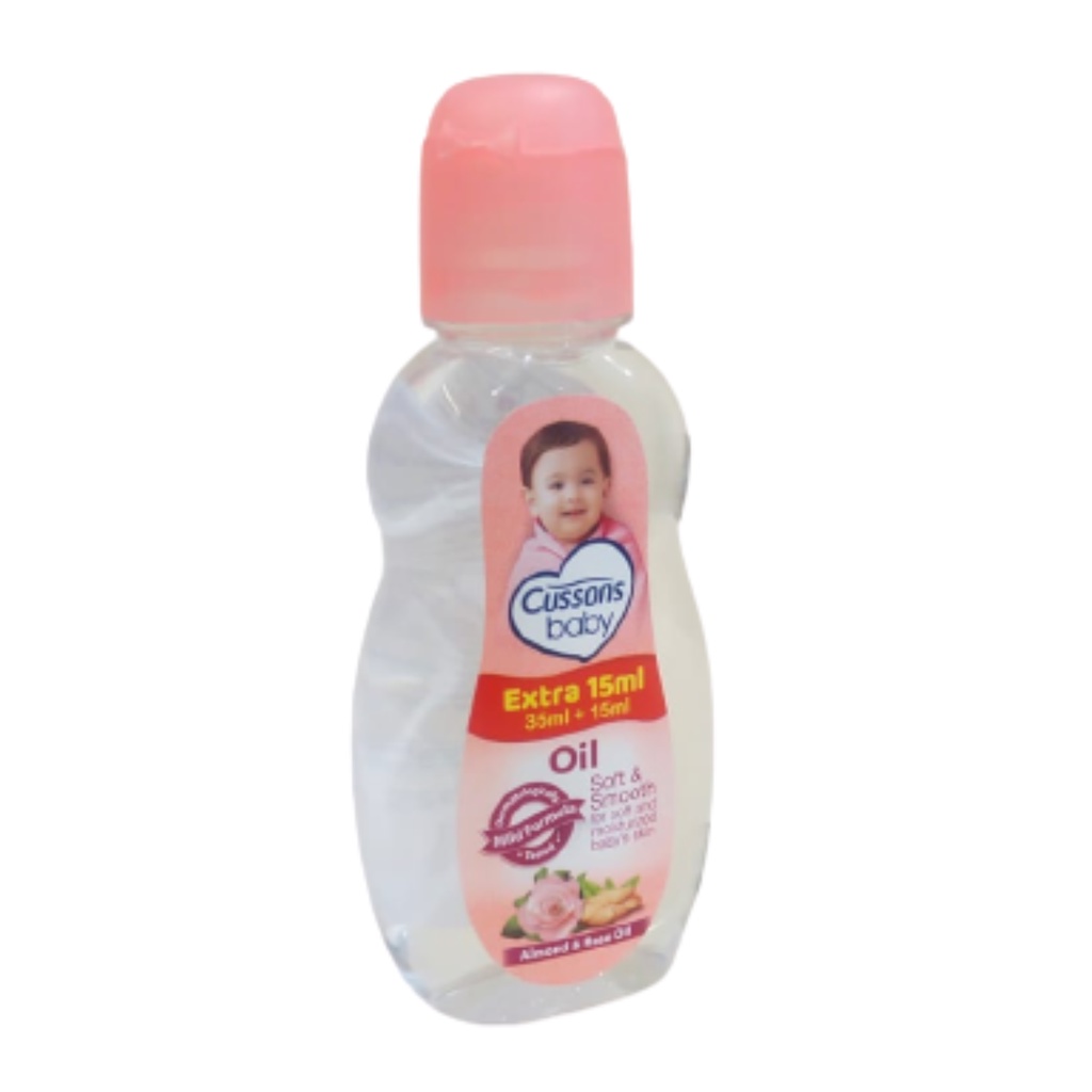 Cussons Baby Oil 35ml+15ml - Minyak Pijat Bayi