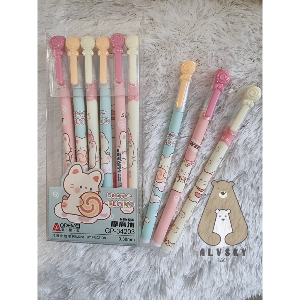 MAGIC ERASEABLE PEN / PULPEN BISA DIHAPUS KARAKTER LUCU