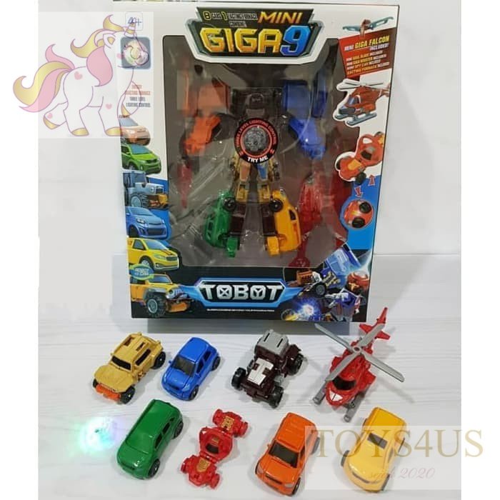 Toys4Us - Mainan tobot GIGA 9 Transformer Tobot Mini GIGA Nine Series