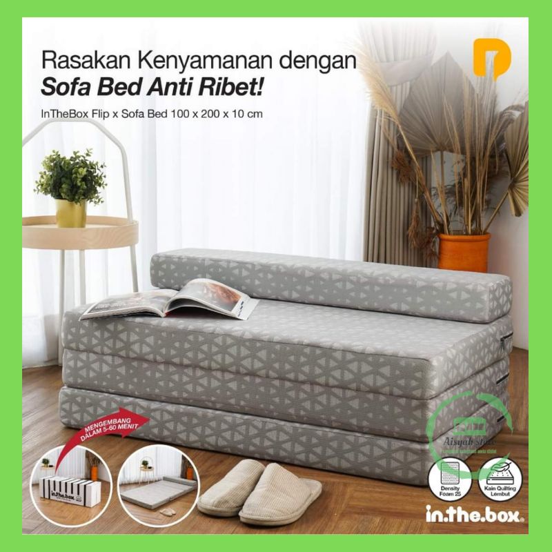 Aisyahstore - InTheBox Flip Sofa Bed 100 x 200 x 10cm