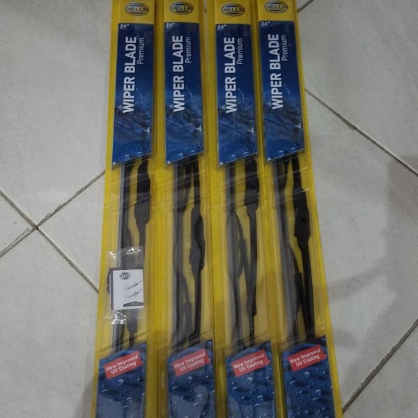 FREE ONGKIR WIPER DEPAN MOBIL HELLA / WIPER MOBIL HELLA / WIPER HELLA UNIVERSAL