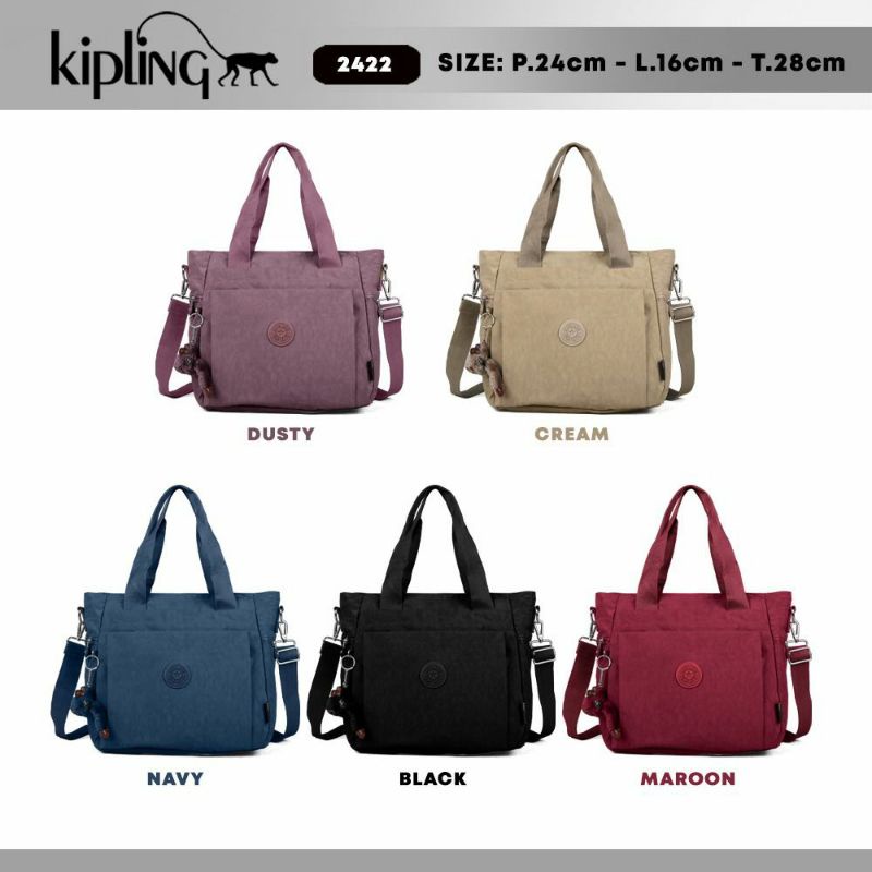 Tas wanita fashion tenteng bahu selempang KP2422 import medium