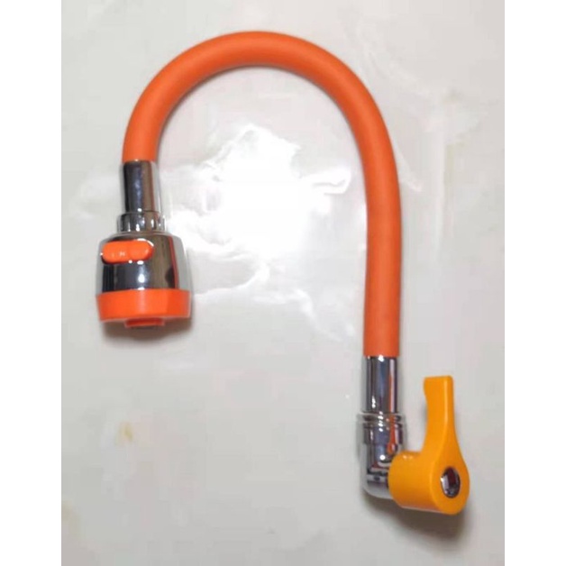 Kran Angsa Stainlees Fleksibel - 1/2 Inch - High Quality Fleksibel Warna Warni Handle Warna