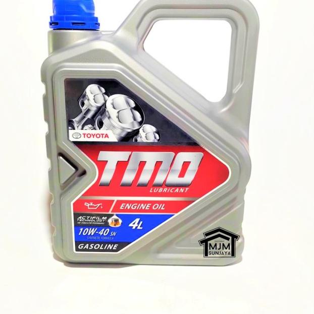 Oli Mesin Mobil Toyota Bensin TMO 10W40 4 Liter Galon Asli Original