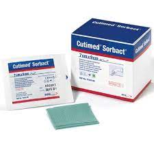 Cutimed Sorbact 7x9cm | Dressing luka yang mengikat bakteri