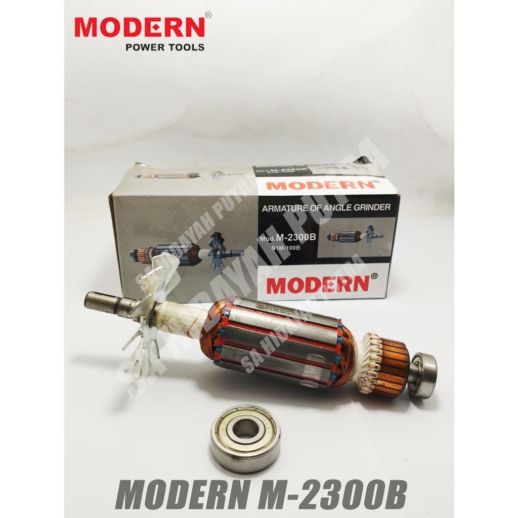 MODERN ARMATURE / ANGKER MESIN GERINDA GERINDA MODERN TYPE M-2300B ORIGINAL