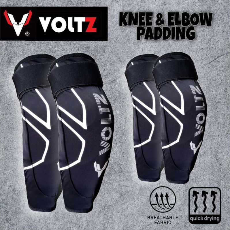 Deker Knee n Elbow SCOYCO K18H18 VOLTZ [Soft n Comfort] pelindung lutut dan sikut sepeda Protector Decker