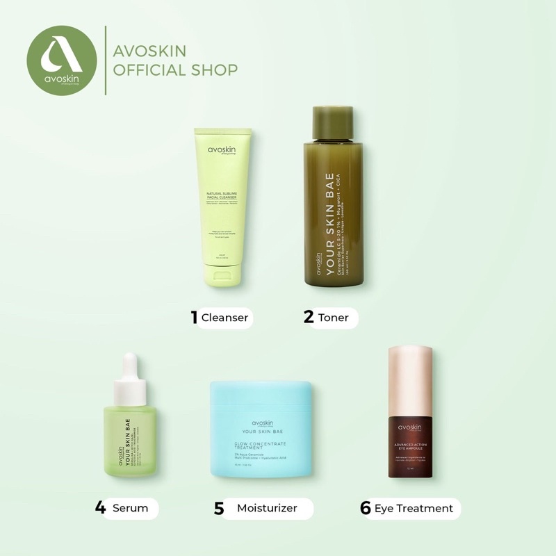 AVOSKIN Your Skin Bae Serum Spirulina + Witch Hazel + Glycolic Acid + Niacinamide (30 ml)