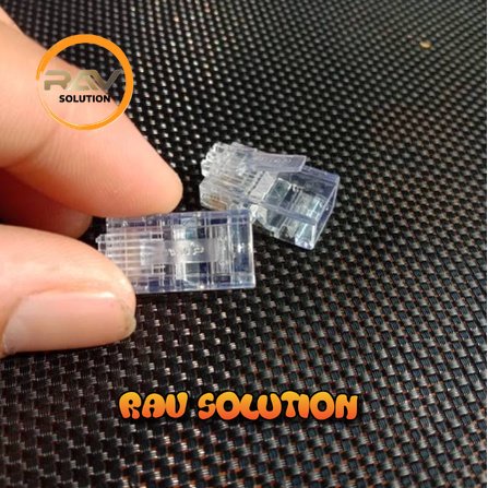 konektor rj45 Commscope AMP connector CAT5e ORIGINAL 50pcs-bag/rj45 amp comscope  - RAV SOLUTION