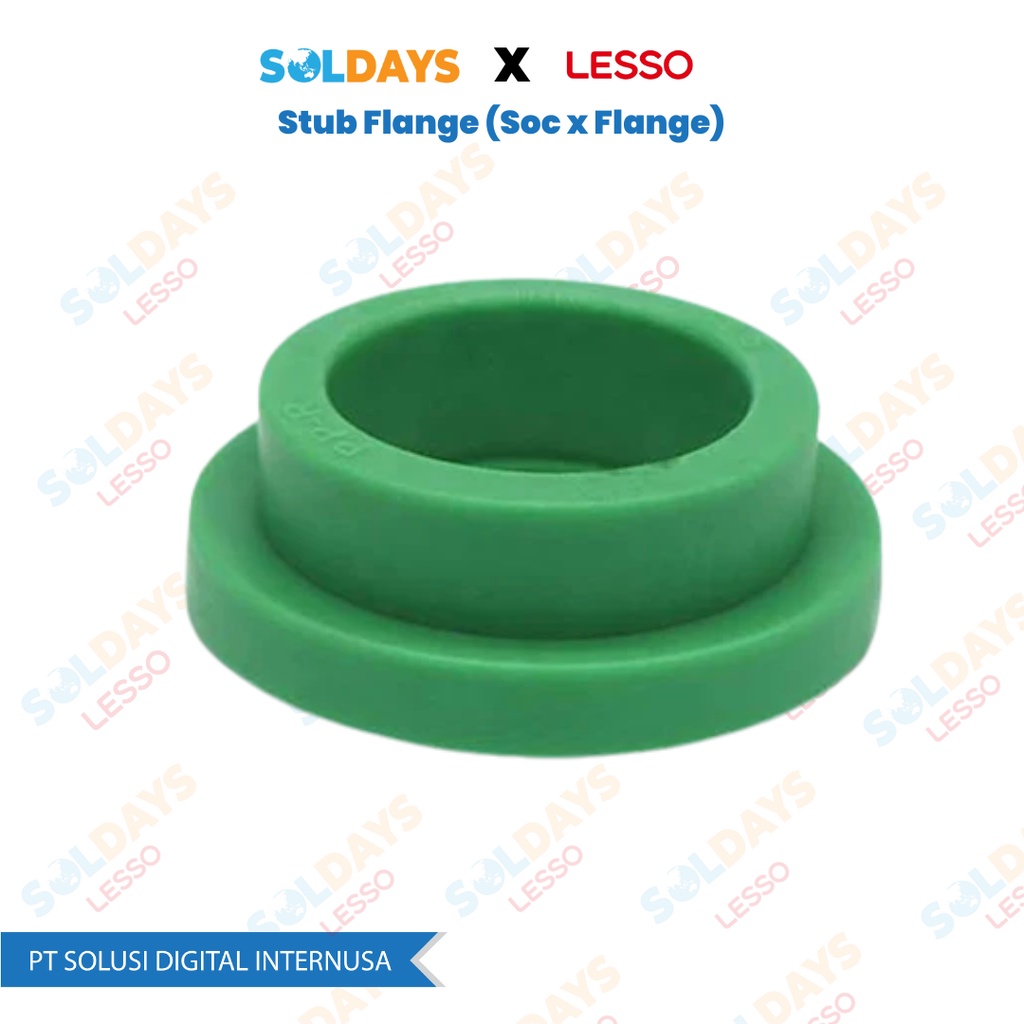 Lesso PPR Stub Flange dn50 1 1/2&quot; / Soc x Flange 1 1/2 inch / PPR